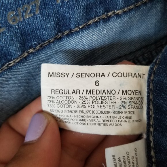 Code Bleu Andrea Jeans Sz 6/27 - Picture 5 of 6
